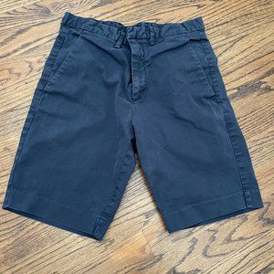 Theory Mens Navy Blue Chino Shorts Size 28